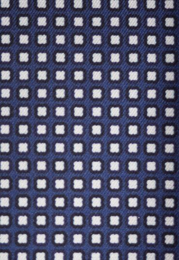 Navy and White Alhambra Closeup