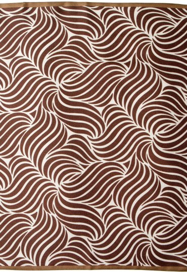 Richard Anderson Copper abstract floral double-sided square