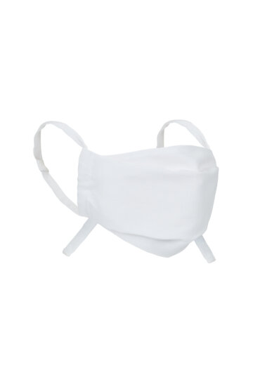 COTTON FACE MASK WHITE